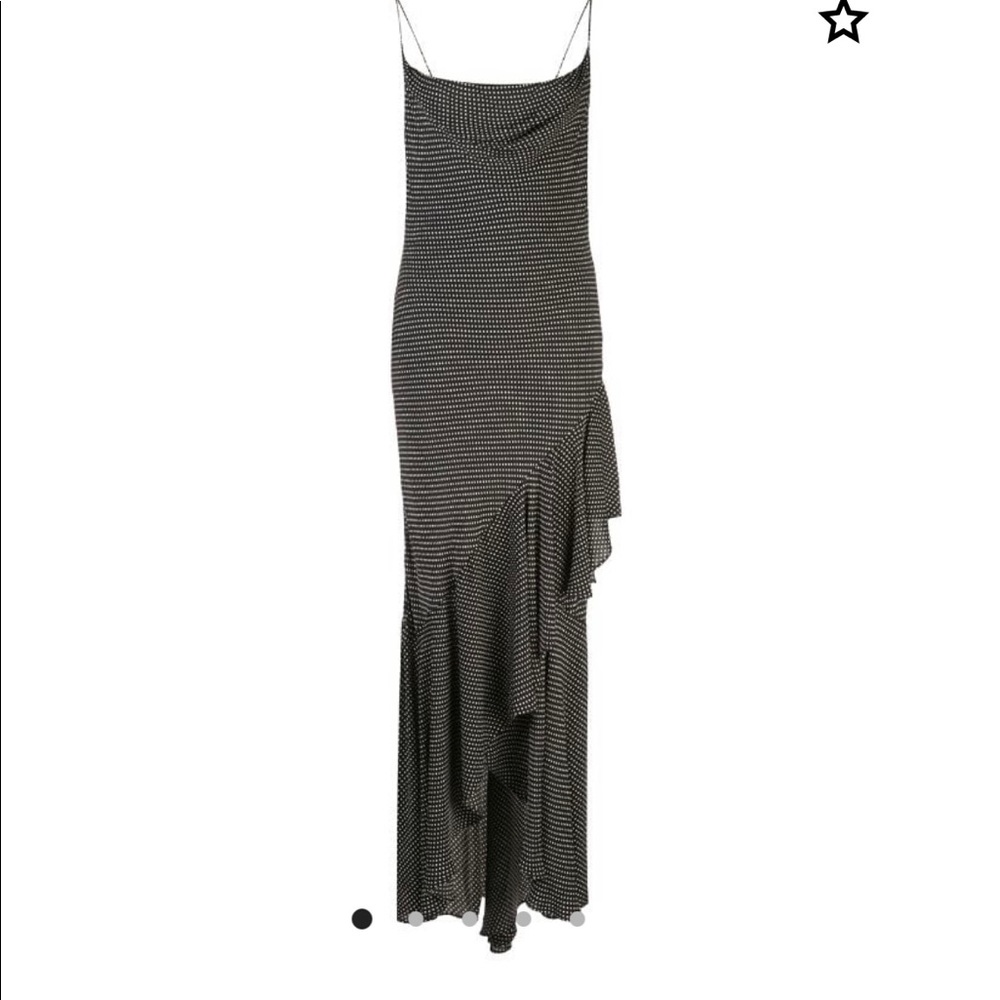 Alice + Olivia Polka Dot Midi / Maxi Dress Size 2 READ DESCRIPTION